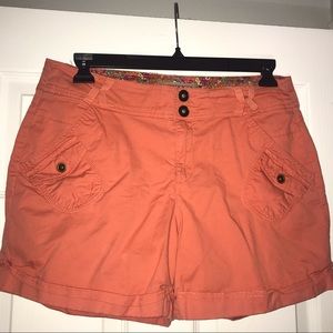 Orange shorts